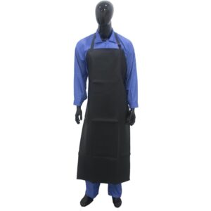 PVC Apron Provides Heavy Duty Chemical Protection Black, 24" x 48"